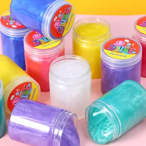 Hersteller Großhandel Kristall Schlamm Schaum gummi DIY Schleim Kinder Spielzeug Schleim Farbe Schlamm Baumwolle Ton Set