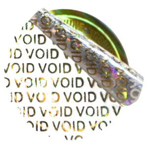 Gefälschte leere manipulation sichere Etikett offen sichtlich benutzer definierte Anti-Manipulation siegel Zertifikat Sicherheit Hologramm linsen förmige holo graphische Aufkleber - Product Image 2