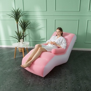 Hot Model <b>Inflatable</b> Recliner Easy to Carry Foldable <b>Inflatable</b> <b>Sofa</b>, Customizable for Yard Room Camping and Beach Blow up Couch - Product Image 6