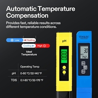 Pena pengukur PH saku air OEM kustom pena penguji Digital kolam akuarium 0-14 PH rentang pengukuran PH Meter Sensor penguji air tangki ikan