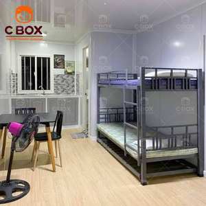 Cbox Vente en gros de logements temporaires préfabriqués mobiles à 2 étages, détachables, camp de travail, maison d'hôtes avec cuisine, maison modulaire en conteneur - Product Image 5