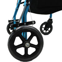 Déambulateur en aluminium Tonia et aide à la marche pour personnes handicapées avec siège pour personnes âgées Tra08a