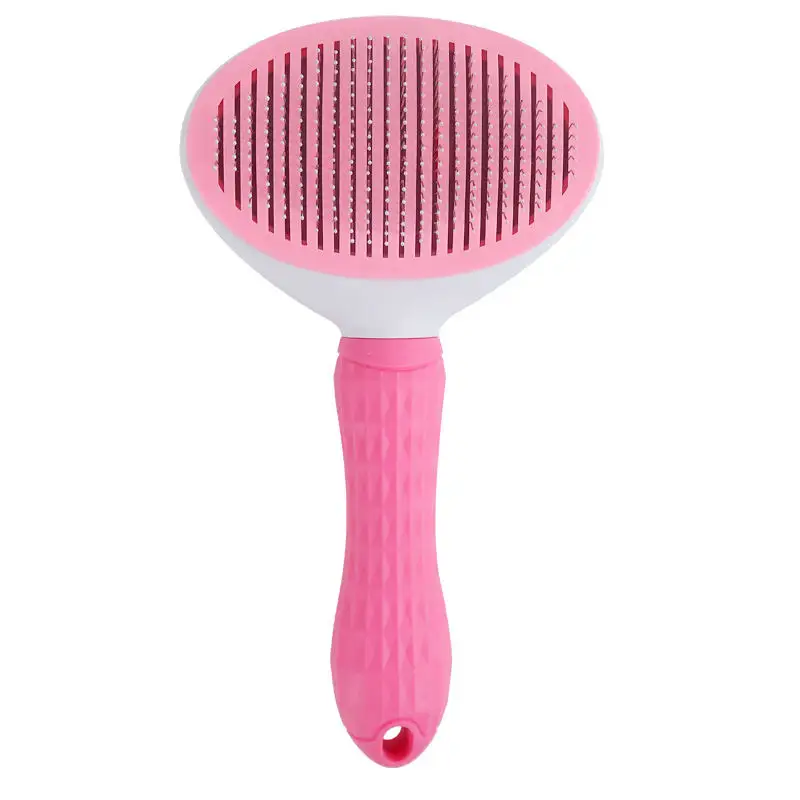 Professional Pet Fur Deshedding Grooming Tool Stainless Steel Pet Hair Comb for Dog