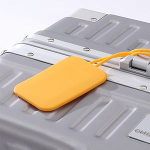 Reisekoffer Tasche Etiketten Identifier Name Adresse Datenschutz abdeckung Silikon Gepäck anhänger mit ID-Karten halter Design - Product Image 4