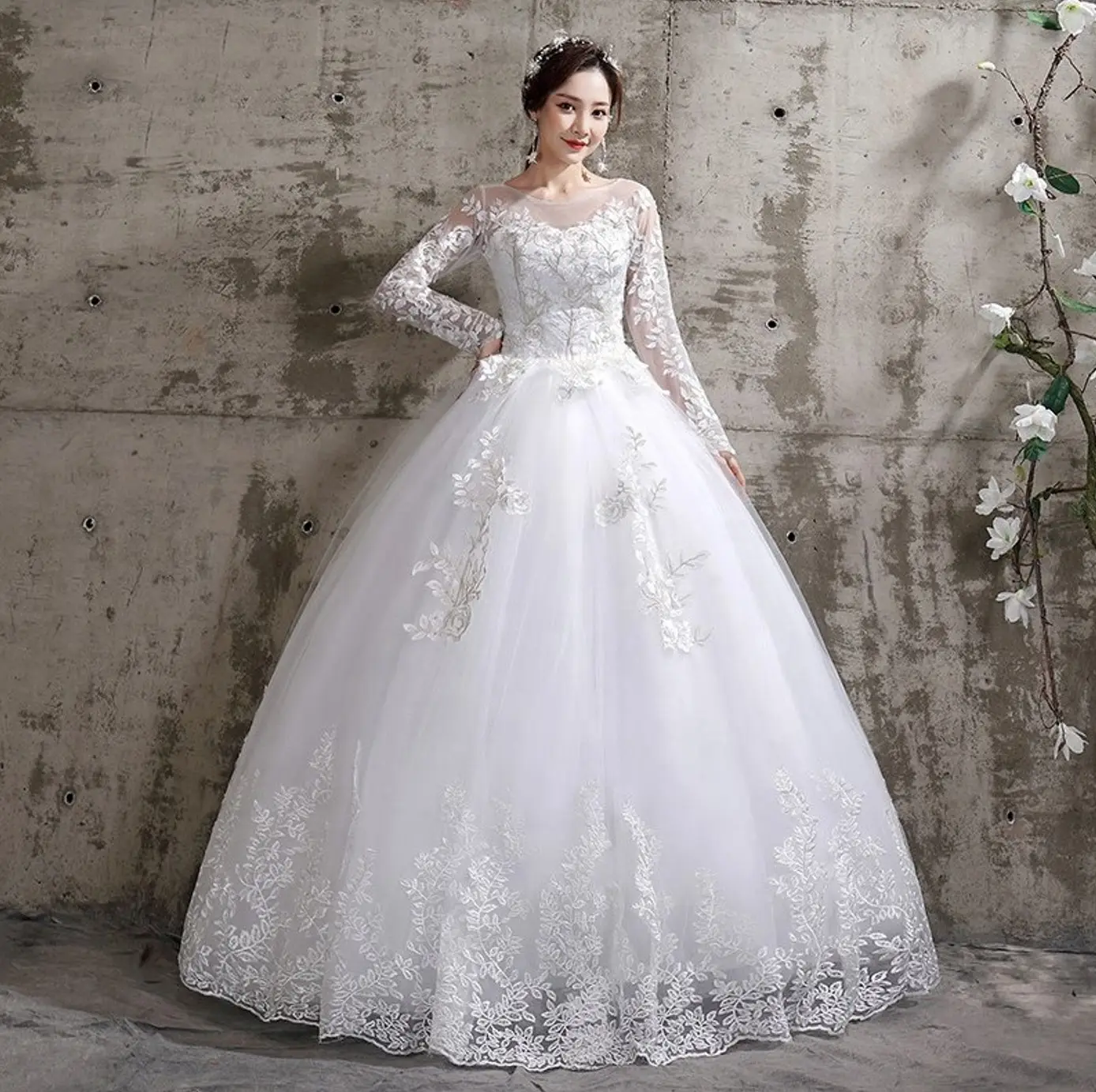 2022 cheap Wholesale Summer Bridal Gowns Lace Wedding Dress For Women Bridal Classic Wedding Dresses