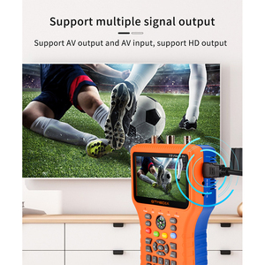 เครื่องวัดสัญญาณดาวเทียม V8 Finder Pro 2 GTMEDIA Combo Meter H265 DVB-S2X/S2/T2/C พร้อมเครื่องวิเคราะห์สเปกตรัม หน้าจอ 4.3 นิ้ว รองรับ CCCamd USB WIFI CCTV ในรูปแบบ AHD - Product Image 5