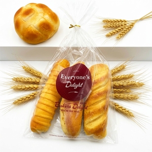 Bolsas para Pan Microperforadas CPP Transparentes y Transpirables con Logotipo Personalizado y Sellado Térmico para Panadería - Product Image 1