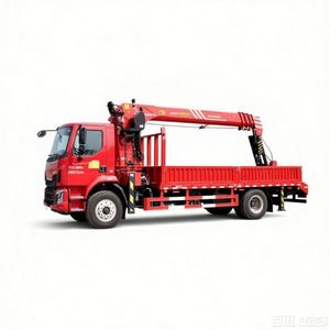 Grúa Montada en Camión Liuzhou Chenglong M3 4*2, Equipada con Pluma Recta Sany de 12 Toneladas, Diseño de Plataforma Plana con Escalera - Product Image 1