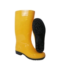 Bottes de pluie en PVC imperméables bottes de pluie de travail en plein air vente en gros d'usine bon marché
