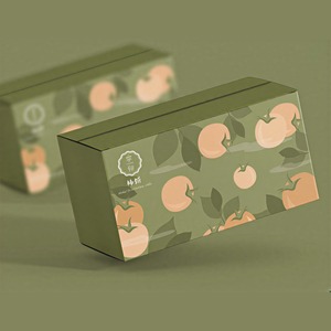 New Product Ideas Printed Logo Tissue Paper Packaging <b>Box</b> Candle Paper Product <b>Box</b> Disposable <b>Lock</b> Bottom <b>Box</b> - Product Image 1