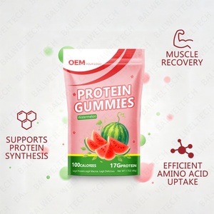 OEM Private Label Original Vegan Bagged <b>Protein</b> Gummise <b>Protein</b> Fitness Gummies and Vitamin Vc Gummies Whey <b>Protein</b> Gummies - Product Image 2