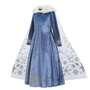 Trendy Baby Girl Party <strong>Dresses</strong> Movie Costume Snow Queen Christmas <strong>Dress</strong> Up Children Princess <strong>Dress</strong> For Girls - Product Image 3