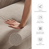 Sofá Cama Futón de 2 Plazas Ajustable de Tela Moderna Europea Personalizado, Convertible en Cama Individual con Patas de Madera para Oficina