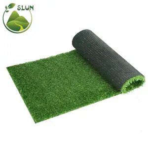 易于安装防紫外线定制运动景观50毫米人造绿色地板合成草地毯成卷
