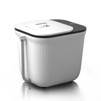 Masseur de pieds électrique intelligent de haute qualité avec massage Shiatsu automatique, bulles vibrantes et thérapie thermique, puissance 800W