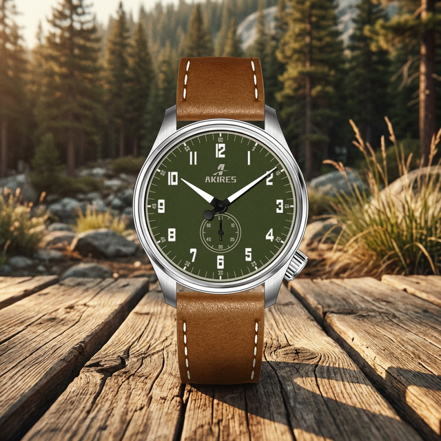 Custom Microbrands Logo Luxury Mechanical Watch Stainless Steel Case Automatic Movement Power Reserve 10 Bar Water Resistance