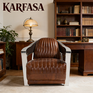 Ensemble de canapés carrés en cuir moderne et élégant avec cadre en acier inoxydable, <span class=keywords><strong>fauteuil</strong></span> pour salons, salles de séjour ou espaces haut de gamme - Product Image 1