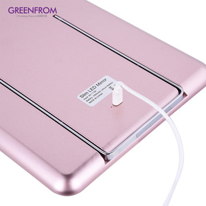 Gương Trang Điểm Mỹ Phẩm Để Bàn Có Thể Điều Chỉnh Độ Sáng Hình Chữ Nhật Hình Chữ Nhật Dành Cho Nữ Có Thể Điều Chỉnh Logo Tùy Chỉnh - Product Image 6