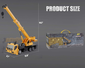 <span class=keywords><strong>Camion</strong></span> <span class=keywords><strong>grue</strong></span> télécommandé DWI Dowellin pour garçons - <span class=keywords><strong>Camion</strong></span> <span class=keywords><strong>grue</strong></span> RC grand format 2,4G avec lumière et son, <span class=keywords><strong>jouet</strong></span> de construction 6 canaux - Product Image 6
