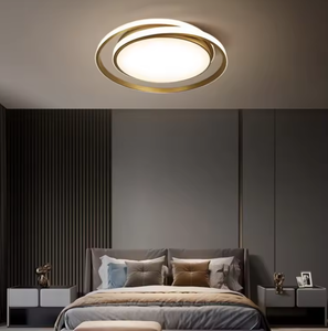 Nueva llegada redonda inteligente sala de estar accesorios acrílico candelabro colgante moderno LED luces de techo - Product Image 5