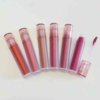 Vente chaude 6 Shade Matte Lip Mud Powder Make Your Own Logo Soft Velvet Lipstick High Pigmented Long-wear Matte Lip Cheek Mud