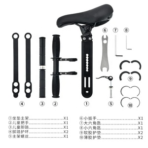 <span class=keywords><strong>Asiento</strong></span> de <span class=keywords><strong>Bicicleta</strong></span> <span class=keywords><strong>para</strong></span> Niños IRONDONKEY de Cuero Suave, Impermeable, <span class=keywords><strong>para</strong></span> Niños de 2 a 5 Años, con Liberación Rápida, <span class=keywords><strong>para</strong></span> Bicicletas de Montaña - Product Image 4