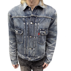 Servicio OEM al por mayor: Chaqueta de mezclilla para hombre con cierre de botones, lavado desgastado, de mezclilla selvedge japonesa de alto gramaje y mezclilla cruda - Product Image 3
