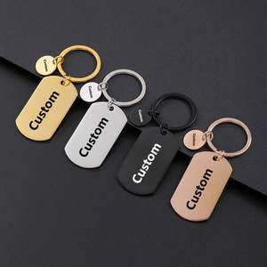 Etiqueta de Identificación para Perro Personalizada, de Acero Inoxidable, con Pequeño Elemento Redondo - Product Image 1