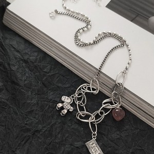 สร้อยคอเงินแท้ S925 ลายการ์ตูนสัตว์ประจำราศ สำหรับผู้หญิง สวมใส่ได้ทุกวัน ประดับคริสตัลรูปสตรอว์เบอร์รี่ - Product Image 4