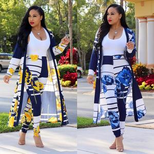 Áo Cardigan Kimono Cổ Điển Dành Cho Nữ Bộ Đồ 2 Mảnh Áo Dài Tay Áo Khoác Ngoài In Họa Tiết Da Báo Dáng Rộng Y12187 - Product Image 4