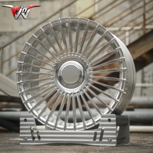 Jantes de voiture de luxe à 36 rayons, finition argent poli, 20, 21, 22 pouces, pour Mercedes-Benz, Land Rover, Rolls <span class=keywords><strong>Royce</strong></span> - Product Image 4