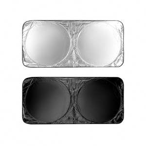 Parasol Plegable Doble Circular para Parabrisas Delantero con Logotipo Personalizado, en Poliéster con Protección UV para Camry, Protector Solar para Coche - Product Image 3