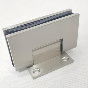 शॉवर ग्लास दरवाजा स्टेनलेस स्टील दीवार माउंट शॉर्ट बैक प्लेट हिंज - Product Image 5