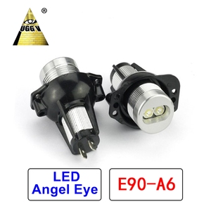 Anneaux LED <span class=keywords><strong>Angel</strong></span> <span class=keywords><strong>Eyes</strong></span>, halo ultra lumineux, COB <span class=keywords><strong>SMD</strong></span> 6000K blanc, 12V 40W, kit de rétrofit universel pour projecteur, accessoires pour éclairage de voiture - Product Image 1