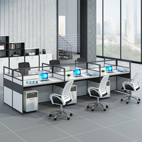 YGZ25 mobilier de bureau double face au design moderne de qualité, table pour personnel, poste de travail, bureau