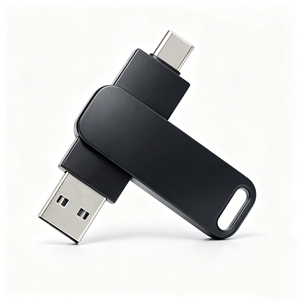 แฟลชไดรฟ์ USB 3.0 แบบกำหนดเองได้ OTG พร้อมพวงกุญแจ แฟลชไดรฟ์ USB 2.0 - Product Image 4