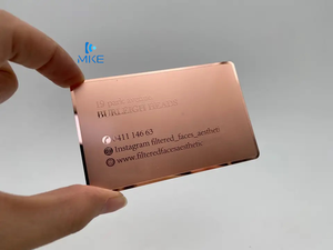 Vàng gương Frosted kinh doanh thẻ kim loại - Product Image 4