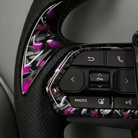 Volant en fibre de carbone violet adapté aux Toyota Prado Camry Alphard Highlander RAV4 Siena Crown Alts Hilux Noah Lexus