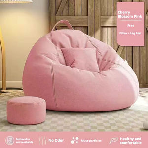 Modern Single Recliner <strong>Bean</strong> <strong>Bag</strong> Sofa Chair Comfortable Fabric <strong>Sitting</strong> Lazy Sofa for Balcony Bedroom Living Room Home Hotel - Product Image 4