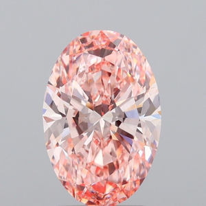 Diamante Rosa Vívido de Laboratorio de Primera Calidad, Corte Oval Brillante de 2.54 Quilates, con Brillo Excepcional para Joyería Fina - Product Image 1