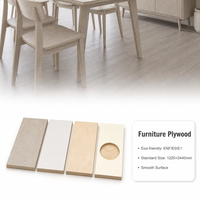 Panneau de contreplaqué mélaminé certifié FSC 18 mm 4x8 en eucalyptus avec noyau WBP, colle phénolique, grade CARB P2 ENF pour présentoirs de magasin de détail