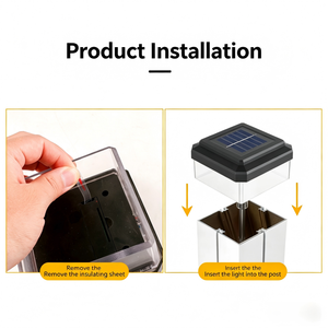 <span class=keywords><strong>ไฟ</strong></span>เสาประดับสวนพลังงานแสงอาทิตย์ <span class=keywords><strong>ไฟ</strong></span>ติดผนังแบบฝัง <span class=keywords><strong>ไฟ</strong></span>ตกแต่งสวน <span class=keywords><strong>ไฟ</strong></span> LED สำหรับตกแต่งสวน - Product Image 3