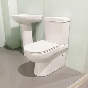 Conjunto de Wc de dos piezas para baño, suministro de China, artículos sanitarios