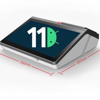 Terminal de point de vente tout-en-un avec tablette Android de 116 pouces, imprimante (NFC/scanner 2D/écran secondaire de 4,3 pouces/VFD)