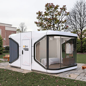 Prefab đúc sẵn thép <span class=keywords><strong>container</strong></span> nhà văn phòng trường căn hộ trung tâm khách sạn biệt thự sử dụng năng lượng mặt trời + gió lai hệ thống cabin di động - Product Image 2