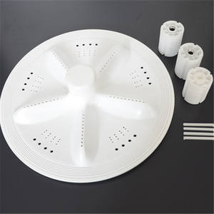 Pulsador ajustable con bandeja agitadora de 37,5-32 cm para accesorios de lavadora de doble tina, de plástico, fácil instalación - Product Image 1