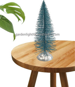 Árbol de Navidad Decorativo de Plástico Azul de 9 Pulgadas Personalizado de G&L con Tamaño Personalizable para Navidad y Acción de Gracias - Product Image 3