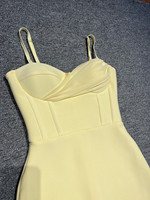 Vêtements de mode pour femmes Designers Factory Oem Robe mi-longue personnalisée Lime a Line Robes pour femmes