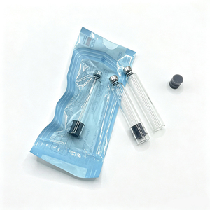 3ml Borosilicate Glass Cartridge with Rubber Stopper for Metal Insulin <b>Pen</b> <b>Refillable</b> Clear Glass Cartridge Tube Liquid Package - Product Image 1