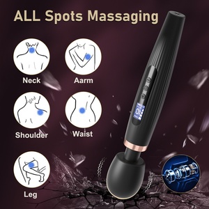 Vibrateur de massage européen et américain avec écran LCD, moteur à forte vibration, bâton de massage des fascias, jouets sexuels érotiques, vente en gros d'usine - Product Image 4